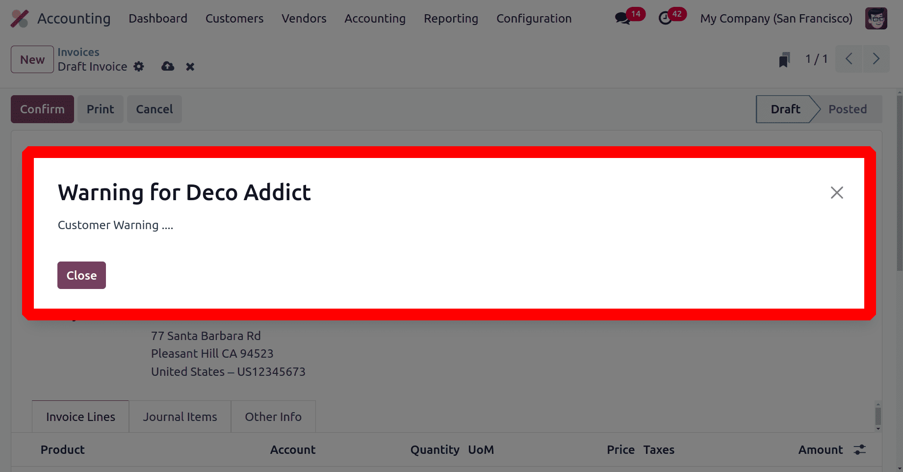 How to Manage Customer Invoices in a Business with Odoo 18 Accounting-cybrosys